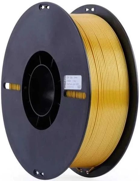 PLA-пластик 1.75 мм 1 кг Gold Creality Filament для 3D принтера шовковий блиск T7813K фото