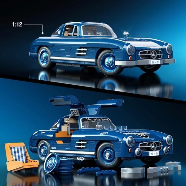 Конструктор Hot Wheels Brick Shop Mercedes-Benz 300 SL T1622K фото