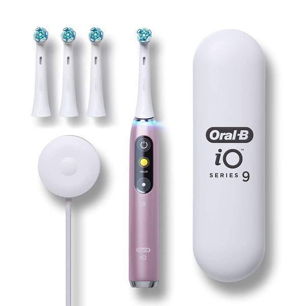 Електрична зубна щітка Oral-B iO Series 9N Rose Quartz, 7 інтелектуальних режимів + кейс T3113 фото