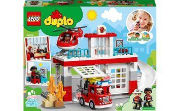 Конструктор LEGO DUPLO Town Пожежне депо та гелікоптер (10970) T6229K фото