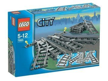 Конструктор LEGO City 7895 Switching Tracks Перемикач шляху T3455K фото