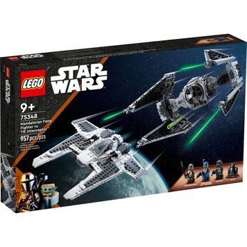 Конструктор LEGO Star Wars Mandalorian Fang Fighter VS Tie Interceptor revealed (75348) T2133K фото