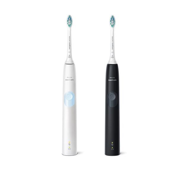 Набір електричних зубних щіток Philips Sonicare 4300 Black & White HX6809/83 T8649K фото