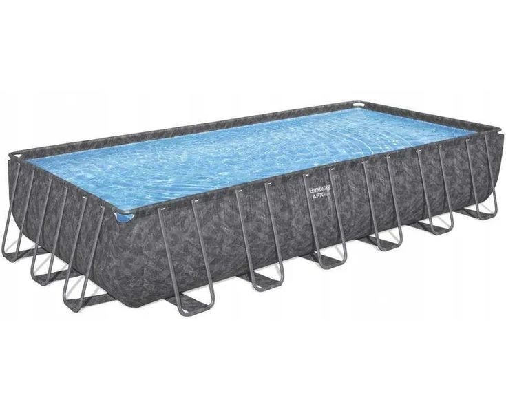 Bestway 561KG 732x366x132см Каркасний басейн + пісочний фільтр + насос + сходи + тент T6722T фото