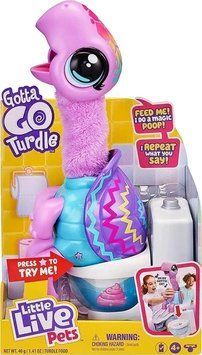 Moose Little Live Pets Черепаха на унітазі Інтерактивна іграшка T1991K фото