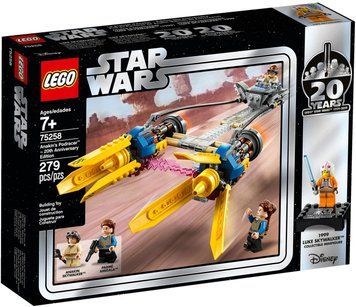 Конструктор LEGO Star Wars Подрейсер Энакина к двадцатой годовщине (75258) T4234K фото