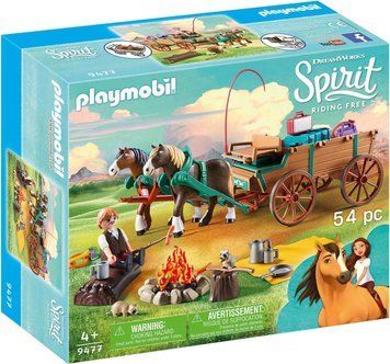 Конструктор Playmobil 9477 Джим з возом та кіньми T2814K фото