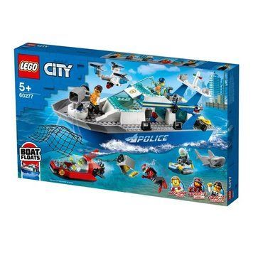 Конструктор LEGO City Поліцейський патрульний човен (60277) T9902K фото