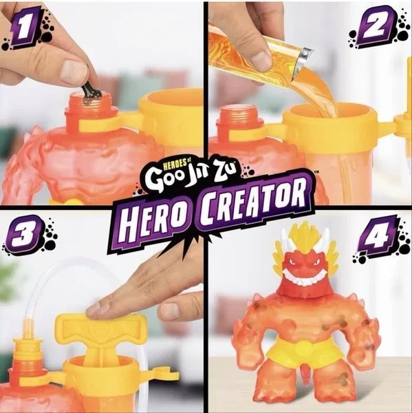 Іграшка-тягучка Гуджитсу Heroes of Goo Jit Zu Creator Blazagon Блазагон T8842K фото