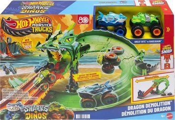 Hot Wheels Monster Trucks Драконья гонка Игровой набор T1269K фото
