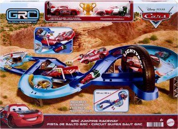 Автотрек Дисней Пиксар Disney and Pixar Cars GRC Jumping Raceway Track T5587K фото