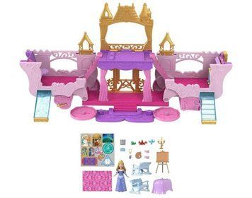 Игровой Кукольный набор Disney Princess Карета-замок с мини-куклой Аврора 2 в 1 (HWX17) Mattel T1813K фото