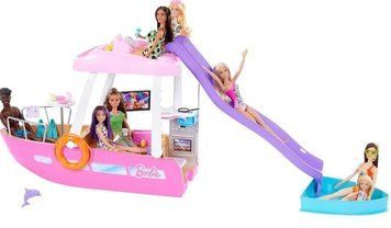 Barbie Dream Boat HJV37 Човен мрії Барбі з гіркою та басейном Ігровий набір T1213K фото