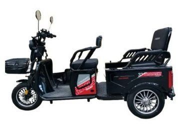 Crosser transit TR-5 1000W, 72V 24Ah Графенові акб 2025! Black Електроскутер триколісний T1210D фото