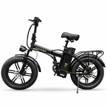 ECOBIKE Storm V8 1000W 48V 21ah Black Електровелосипед T1793E фото