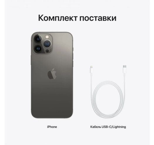IPhone 13 Pro Max 512 GB Graphite A15 Bionic 4325 мАг T5365 фото