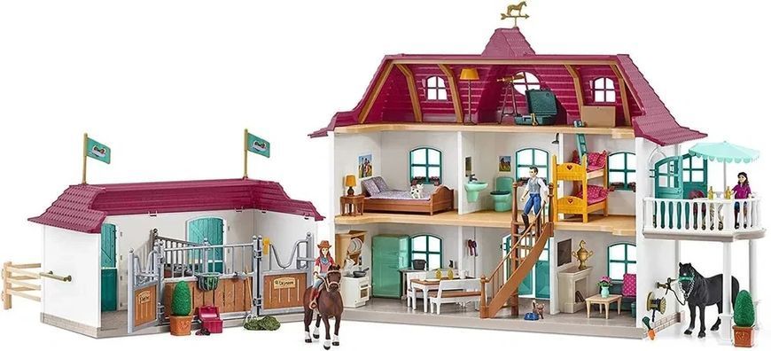Schleich 42551 Ігровий набір Заміський будинок і конюшня біля озера T3359K фото