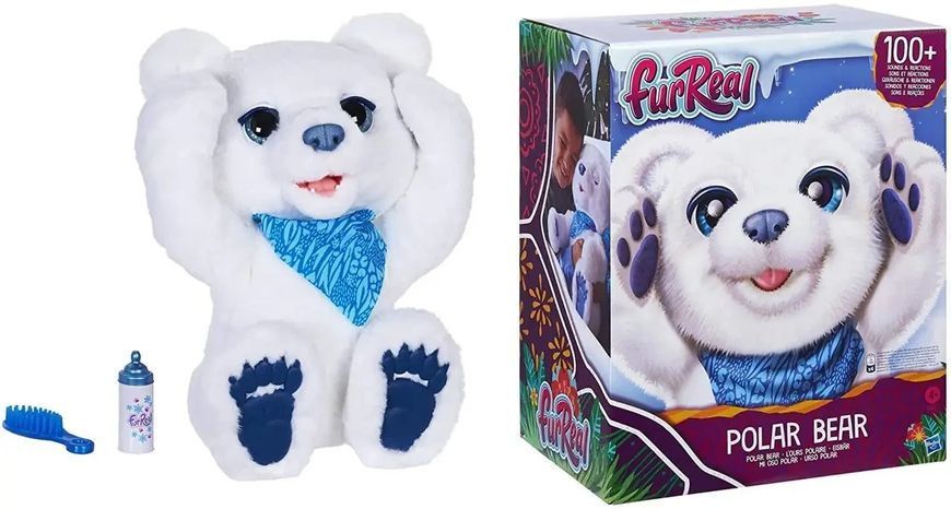 FurReal Polar Bear Cub Interactive Plush Toy Інтерактивна іграшка Полярний білий мішка T3297 фото
