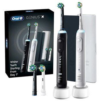 Oral-B Genius X Black & White Набор электрических зубных щеток T8219K фото