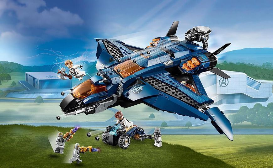 Конструктор LEGO Super Heroes Модернізований квінджет Месників (76126) T9628K фото