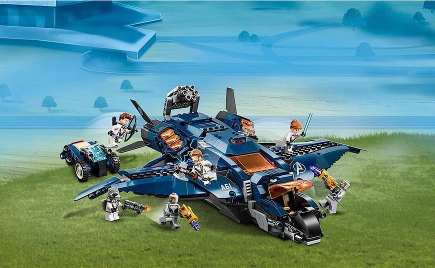 Конструктор LEGO Super Heroes Модернізований квінджет Месників (76126) T9628K фото