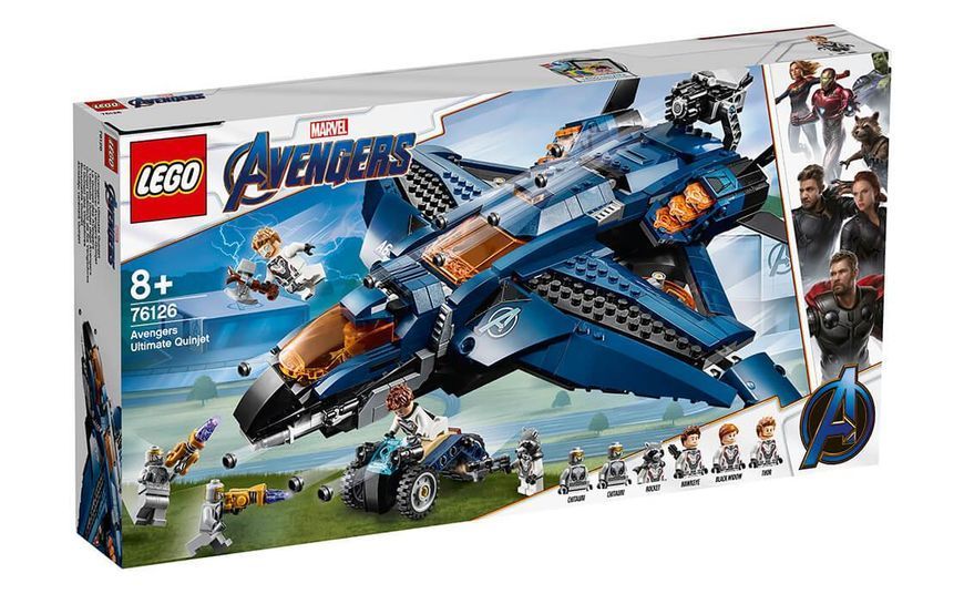 Конструктор LEGO Super Heroes Модернізований квінджет Месників (76126) T9628K фото