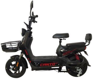 Corso Canto, двигун 500W, акумулятор 48V/20Ah, в коробці Чорний CN-107099 Електричний мопед T9817D фото