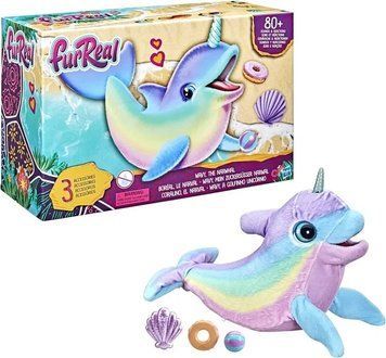 Furreal Friends Wavy Narwhal Interactive Plush Toy Интерактивная игрушка Нарвал T2471K фото