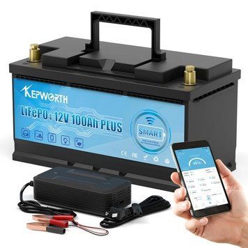 Lifepo4 12v 100ah Kepworth Smart Bluetooth Акумуляторна батарея T1851V фото