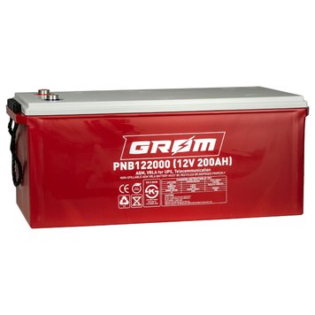 Акумуляторна батарея GRIM PNB122000 (12V 200AH) T2341K фото