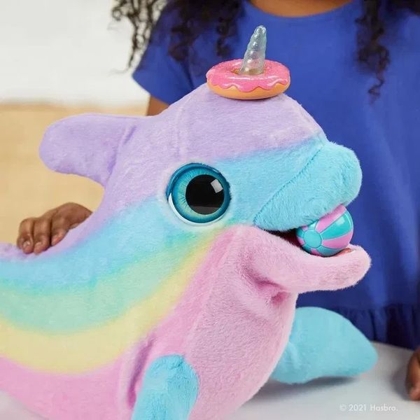 Furreal Friends Wavy Narwhal Interactive Plush Toy Интерактивная игрушка Нарвал T2471K фото