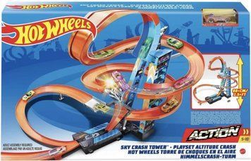 Hot Wheels Небоскреб Падение с Башни Sky Crash Tower (GWT39) Игровой набор T1611M фото