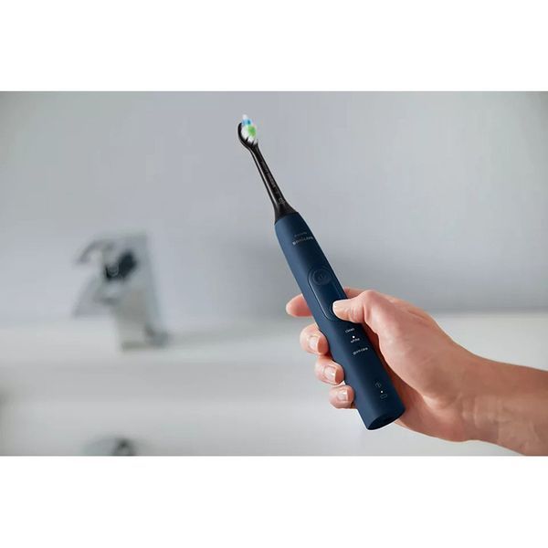 Електрична зубна щітка Philips Sonicare 5100 HX6851/53 Blue T7242K фото