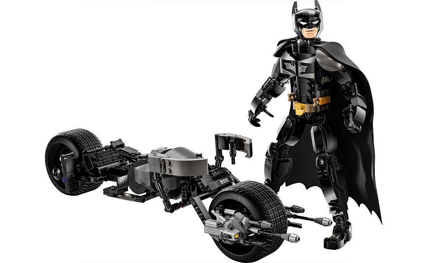 Конструктор LEGO Super Heroes DC Фігурка Бетмена для складання та бетцикл (76273) T3671K фото