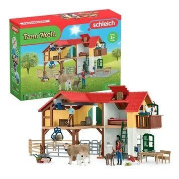 Schleich 42407 Ігровий набір Ферма з хлівом і тваринами T8919K фото