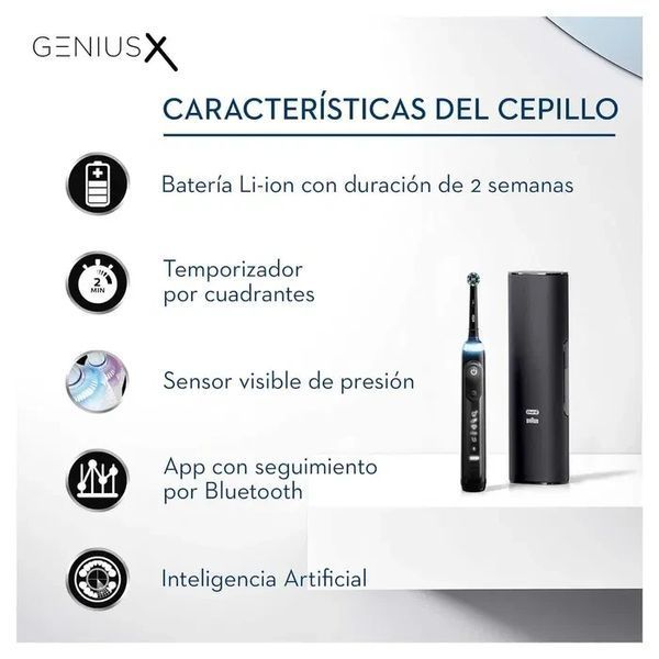 Електрична зубна щітка Oral-B Genius X 20000n Black T5901K фото