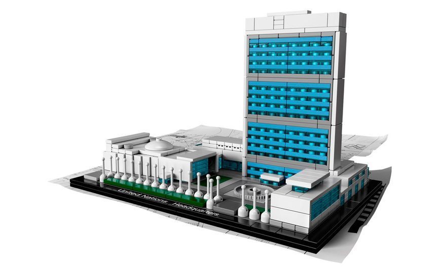 Конструктор LEGO Architecture Штаб-квартира ООН (21018) T7022K фото