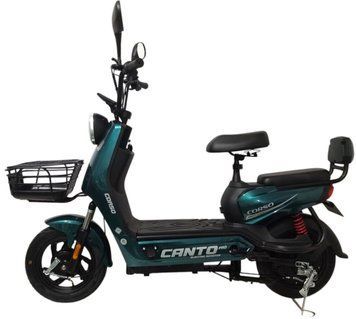 Corso Canto, двигун 500W, акумулятор 48V/20Ah, в коробці Зелений CN-147315 Електричний мопед T9817D фото