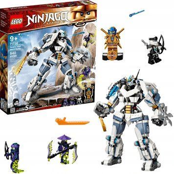 Конструктор LEGO Ninjago 71738 Бітва з роботом Зейна T3397 фото