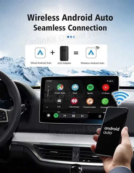 CarlinKit A2A Адаптер для бездротового підключення смартфона T6999K фото