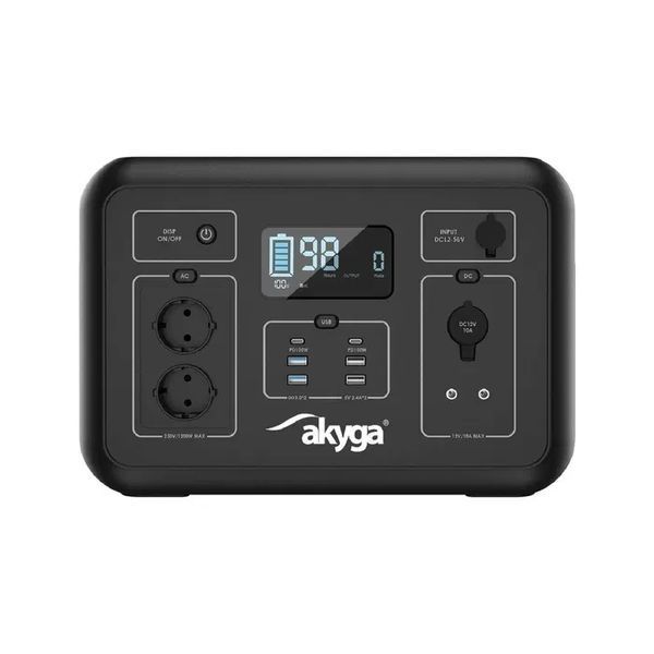 Akyga AK-PS-02 Портативна зарядна станція 1200 Вт T8402K фото