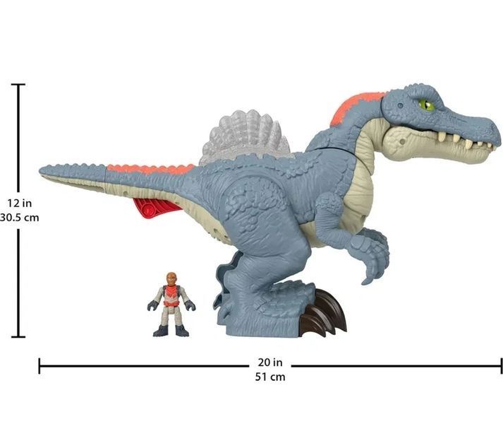 Jurassic World Fisher-Price Спинозавр Світ Юрського періоду Ігрова фігурка динозавра T8977K фото