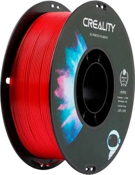 PET-G пластик 1.75 мм 1 кг CREALITY FILAMENT для 3D принтера Red T7153K фото