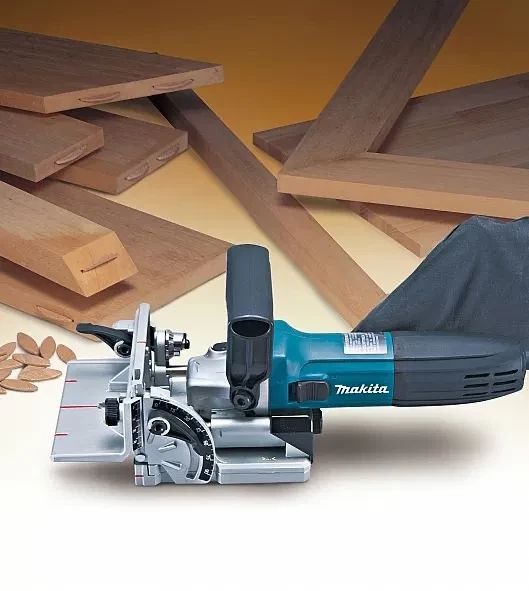 Makita PJ7000J Ламельный фрезер 701 Вт T2590 фото