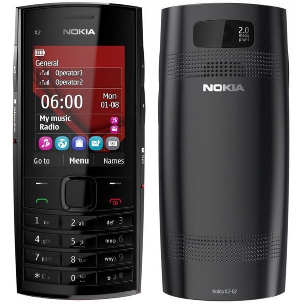 Мобильний телефон Nokia X2-02 Black Оригинал T1427 фото