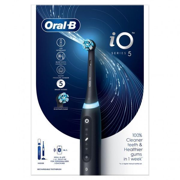 Oral-B iO Series 5 Black Электрическая зубная щетка T5894V фото
