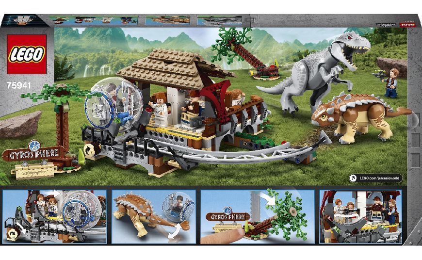 Конструктор LEGO Jurassic World Індомінус-рекс проти анкилозавру (75941) T4156 фото