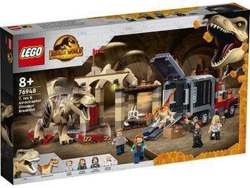 Конструктор LEGO Jurassic World Побег атроцираптора и тираннозавра (76948) T3844 фото