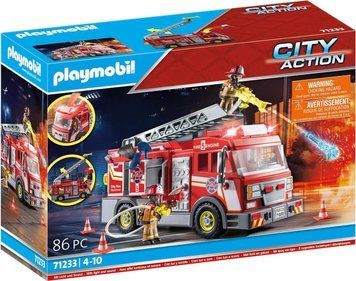 Playmobil 71233 City Action Rescue Fire Truck Пожарная машина Конструктор T7724K фото