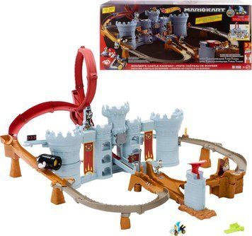 Hot Wheels Mario Kart Pista de Juguete Castillo Bowser Игровой набор T8669V фото